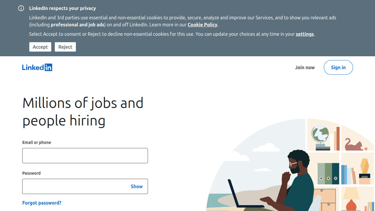 A screenshot of a LinkedIn jobs search page, showing listings for remote sales roles within direct sales agencies, a key platform for job seekers.