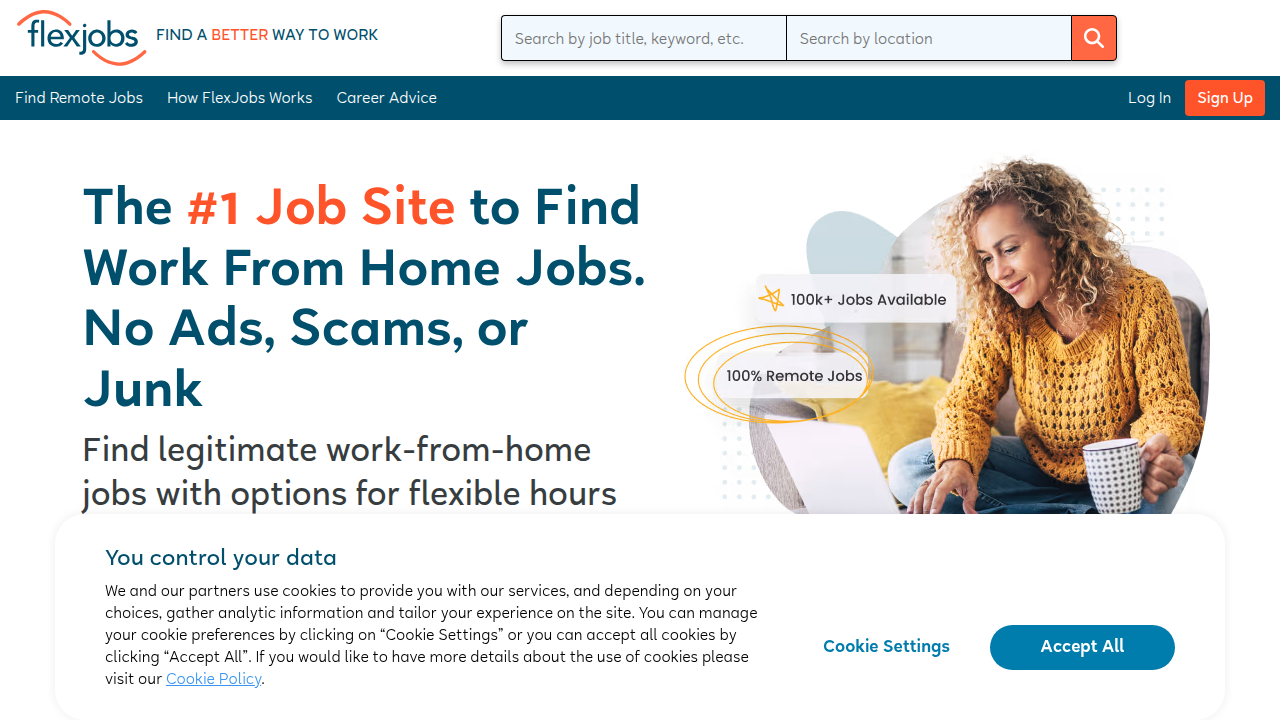 FlexJobs provides valuable insights into the remote work economy, including growth trends in sales and business development roles.