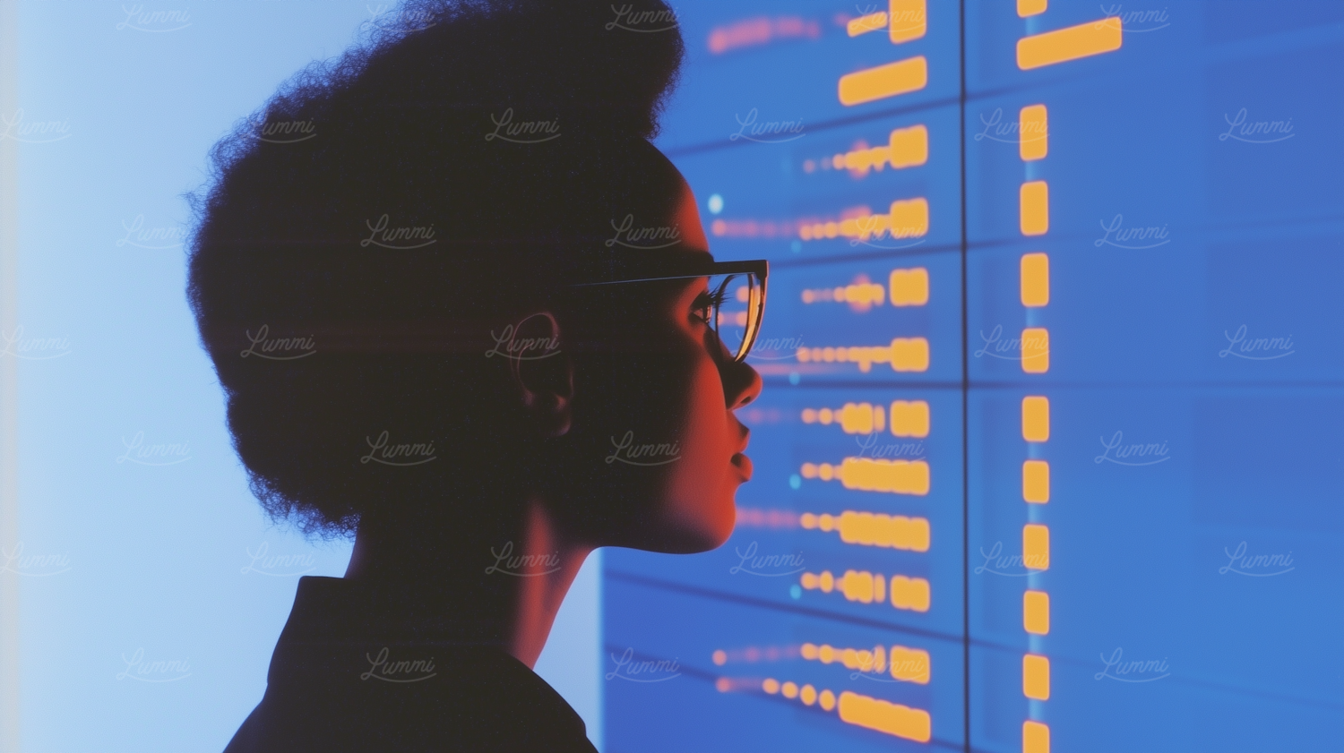 A person looks critically at a computer screen, representing the vigilance required to identify and avoid job scams in the remote work market.